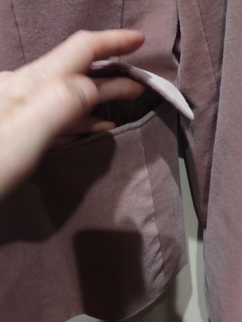 Tahari Pink, Mauve Velvet Blazer Jacket with Shawl Lapel Fancy Buttons 10 - Picture 4 of 8